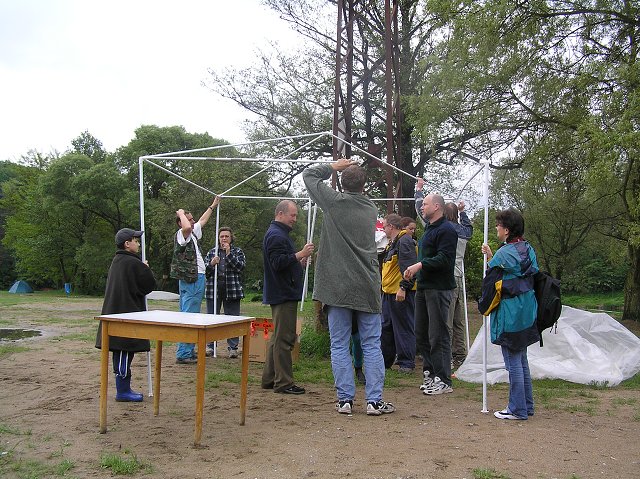 ČPV Týnec 50. r., stavba