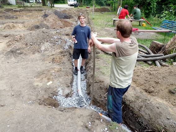 Křest a stavba hřiště