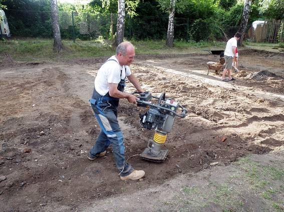 Křest a stavba hřiště