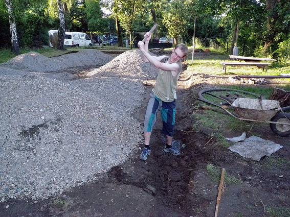 Křest a stavba hřiště