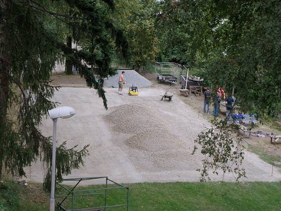Křest a stavba hřiště