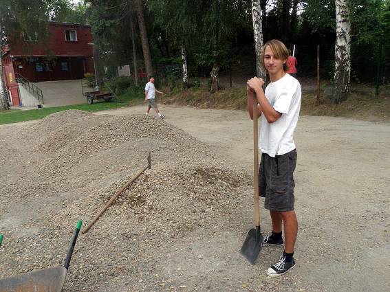 Křest a stavba hřiště