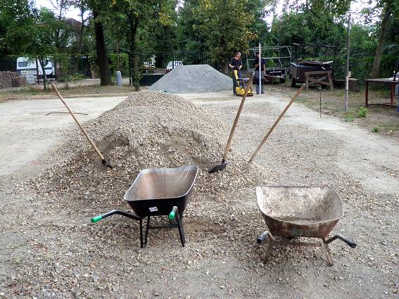 Křest a stavba hřiště