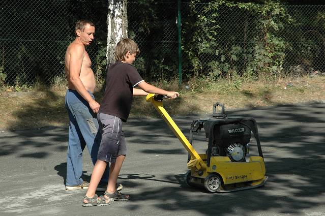 Křest a stavba hřiště