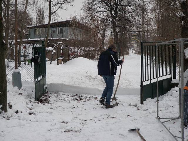 Sníh v loděnici