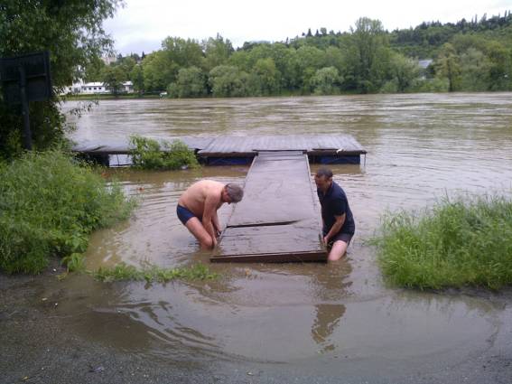 Povodeň v loděnici