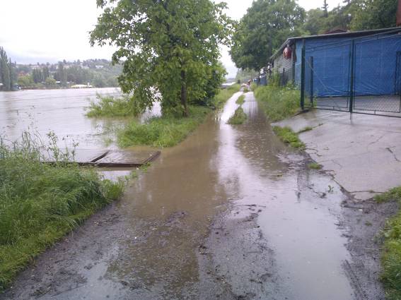 Povodeň v loděnici